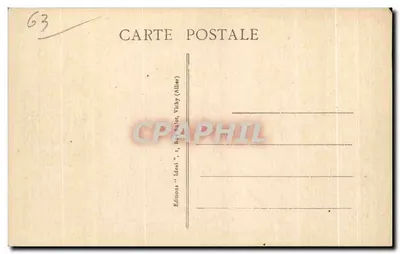 Clermont-Ferrand — Pomnik Upamiętnienia i aleje Charras, Albert-Élisabeth i Grande-Bretagne — Wydawca Idéal, nr 4098 — Rewers