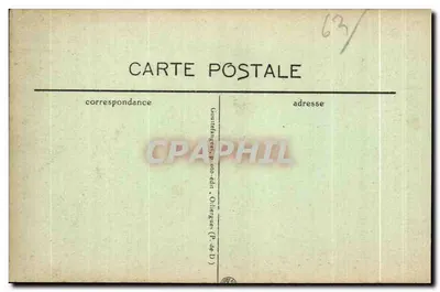 Góry Durolle — Thiers — u stóp Margeride — G. d'O. — Rewers