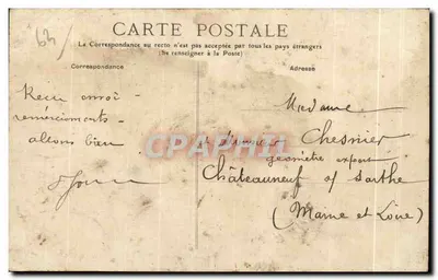Châtelguyon, Krzyż Święty — widok z Hotele Splendid — Puy-de-Dôme, 633 — Rewers