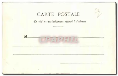 Castelo de Croptes (Lado Sul) — Auvergne — P. Juliet, livraria, em Clermont-Ferrand, n°143 — Verso