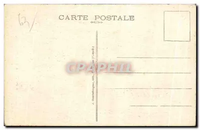 Homem e mulher em traje local — L'Auvergne — G. d'O. - 1226 — Verso