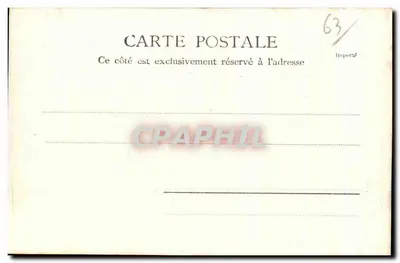 A Estação — Mont-Dore — R.&J.D. 10916 G.19 — Verso