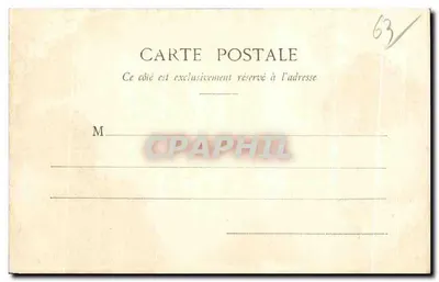 Auvergne — Die Wiederherstellung von Mont-Dore — P. Juliot, Clermont-Ferrand — G. Delaunay, Suce. Nr. 103 — Rückseite