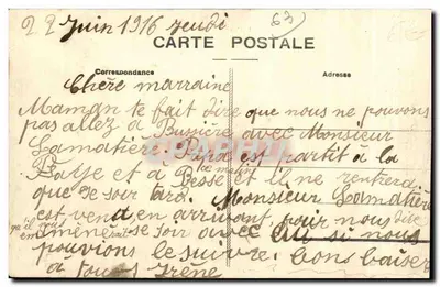 Mont-Dore — Źródło Madeleine — wydawca L'Auvergne, nr 311 — Rewers