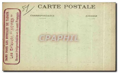O Castelo do Four de Paris — A Guerra 1914-17 — L. G. H., Visé-Paris — Verso