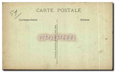 Zamek w HARAZÉE (Marne) — Wielka Wojna 1914-17 — Phot-Express, Visé Paris — Rewers