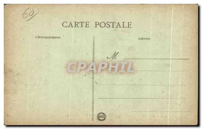 Castelo de VILLE (Oise) — ruínas após a guerra 1914-17 — L. C. H. Paris, n° 660 — Verso