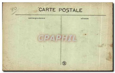 Erbecourt (Somma) — Nasze żołnierze w wiosce odzyskanej od wroga — L. C. H. Vié, Paryż, nr 582 — Rewers