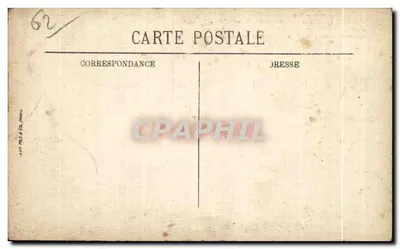 Carence (Región de Arras) — Después del bombardeo — Una calle cerca de la Iglesia — Visé Paris n° 629 — Reverso