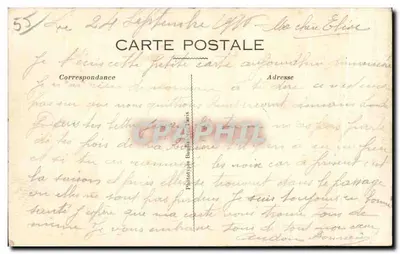 Rembercourt-aux-Pôts (Meuse) — zrujnowane ruiny przy krzyżu czterech dróg — Phot-Express, Vise Paris 744 — Rewers