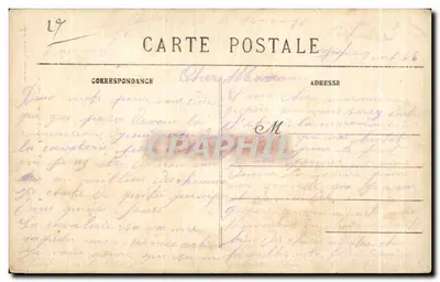 Quimper — Façada katedry — kolekcja Villard, Quimper — Rewers