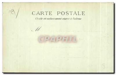 Rade de Morlaix — O Castelo do Tauréau — Coleção Villard, n°671 — Verso