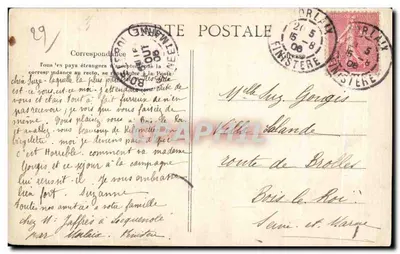 Zatoka Morlaix — Zamek Taura — kolekcja Vullian, Quimper — Rewers