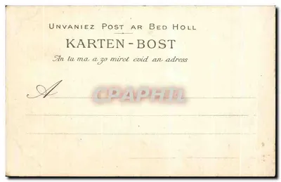 Le Folgoat — Gevel van de Kerk van Onze Lieve Vrouwe — Collectie Vild. AHB. Champier — Achterkant
