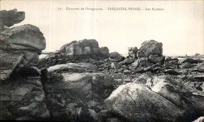 Trégastel-Primel — Os Rochos — Editor não identificado, n° 77