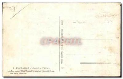 P lougasnou — O Oratório (século XVI) — REAL-PHOTO C.A.P. PARIS — Verso
