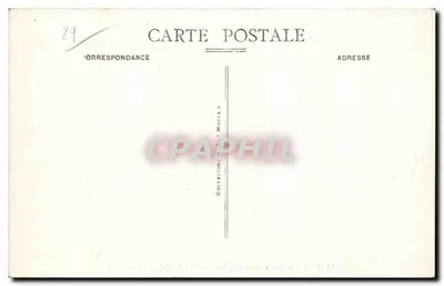 Arredores de Plougasnou - Trégastel-Primel - O Castelo — Bilhete postal antigo n°103 — Verso