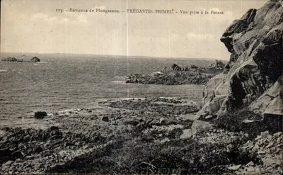 Vista dos arredores de Plongasnow - Trégastel-Primel - Vista tirada na Ponta