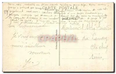Arredores de PLOUGASNOU — Os Rochos do Diben — Verso