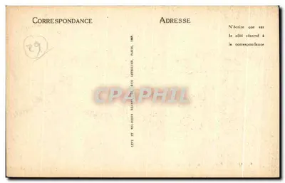 Quimper — Widok z Mont Frugg — Wyd. Levy et Nea-Breins, Paryż — Rewers
