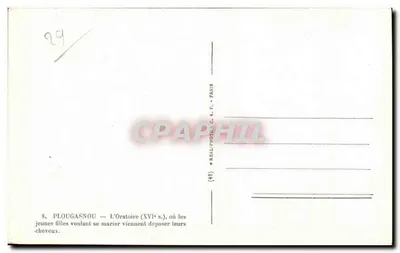 PLOUGASNOU — O Oratório (século XVI) — Verso