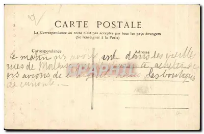 Morlaix — Wnętrze schodów na Grande-Rue — Kolekcja Fougère — Rewers
