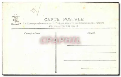 MORLAIX — Voet van een trap van de grote rue — La Bretagne Pittoresque, n° 648 — Achterkant
