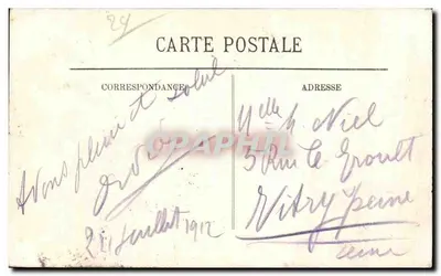 Morlaix — Drzwi Schodów Wielkiej Ulicy — LL. n°78 — Rewers
