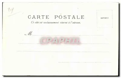 Morlaix. La estatua abierta de Notre-Dame du Mur — V.P. No. 910 — Reverso