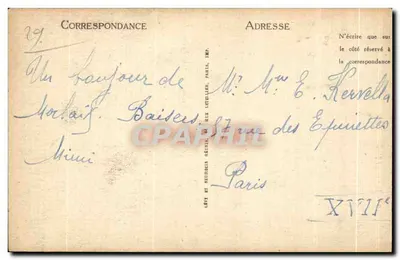Morlaix — El Campanario y el Calvario de Santa Melaine — ND — Reverso
