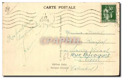 Morlaix — Strada di Carantec — La Fiume di Morlaix — Edizione Gaby, n°46 — Verso