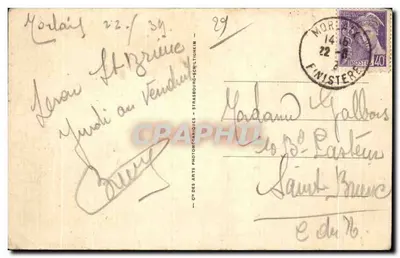 Morlaix — Plac Thiers i most nad jeziorem — L.L. — Rewers