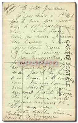 A Virgem N.D. do Mur, estátua fechada — Morlaix — Foto A.W., St-B. — Coleção A. Lemarchand filho — Verso