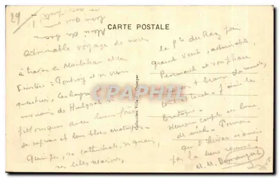 Quimper - O Velho Bispo — JOB, n° 7277 — Verso