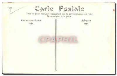 Trégastel-Primel (Finistère) — Rochas em tempo de forte maré, Praia do Diben — n°740 — Verso