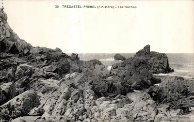 Trégastel-Primel (Finistère) — Les Roches — Caunter & Cocunnier, edição Rennes