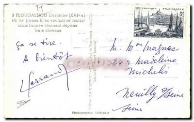 O oratório de P lougasneu — XVI s. — Edição 'LA CIGOGNE' — Verso