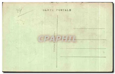 Bilhete postal antigo Plougasnou A Descida da Greve e a Ponta do Cavaleiro — Verso