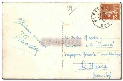 Dunkerque — Ogólny widok w kierunku portu — nieznany wydawca, n° 92 — Rewers