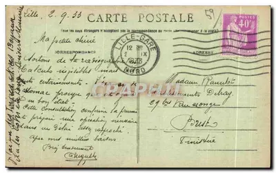 Lille - Monument comemorativo do Cerco de 1792 - E.C. — Verso