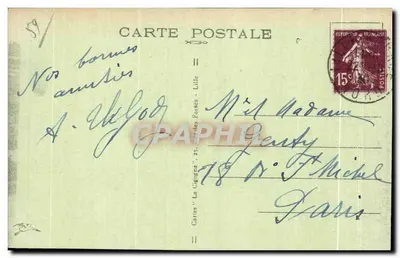 Lille — Plac Republiki — Generał Faidherbe — Pałac Sztuk Pięknych — Rewers