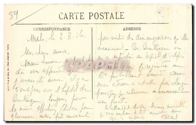 Malo-les-Bains — De Terras van het Casino en de Kade — LL. — Achterkant