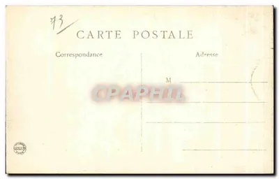 Montiers — Ogólny Widok — B. F., Paryż — Rewers