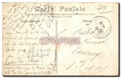 Aix-les-Bains — Ogólny widok z Rocher du Roi — wydawca Paul — Rewers