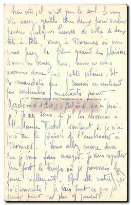 St-Nectaire - Droga do Murols - Dolina Couze — Stara pocztówka nr 28, wydawca ABE — Rewers