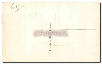 Hendaye (Côte Basque) — Ogólny widok z Fontarabie — B.R. — Rewers
