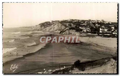 Bidart (Basses-Pyrénées) — praia e falésias — L. Chatagneau, n° 950