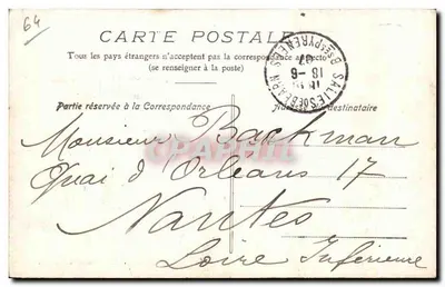 Sauveterre — Vicinanze di Salies-de-Béarn: Vista generale — Editore: Delaporte & Cie, n°46 — Verso