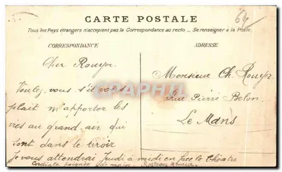 Salies-de-Béarn — Avenue de la Gare — editore sconosciuto, n°6 — Verso