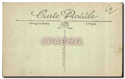 Blarritz — Port des Pêcheurs, Église Sainte-Eugénie et Hôtel d'Angleterre — éditeur LL, n° 123 — Verso